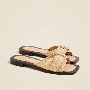 J. Crew Callie Rafia Sandals
